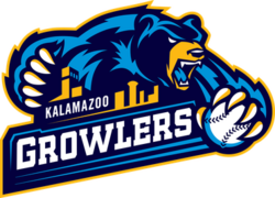 Kalamazoo Growlers Kalamazoo Growlers logo