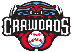 Hickory Crawdads logo